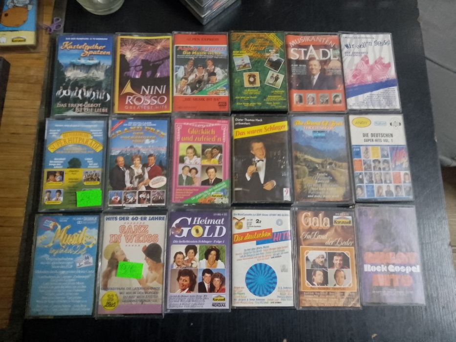 Kasety niemieckie szlagiery