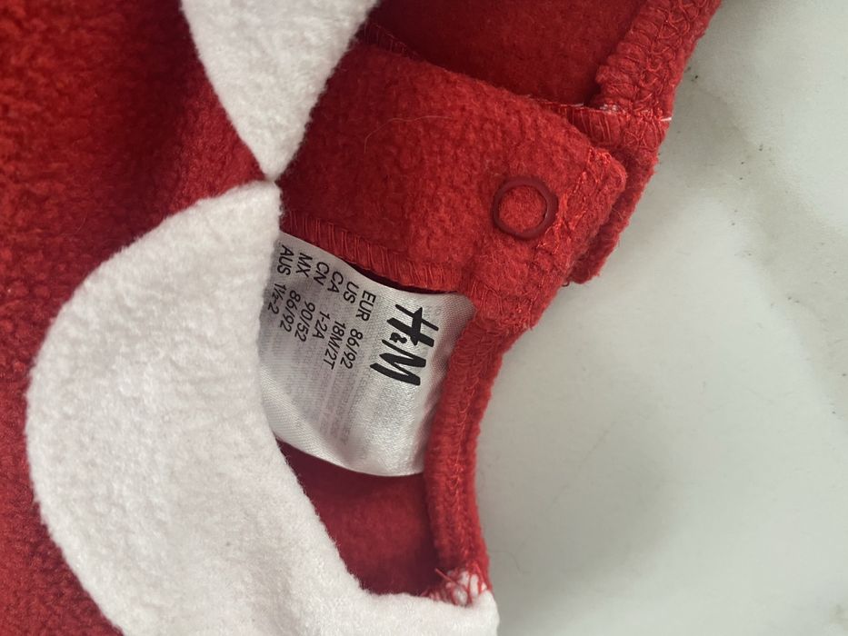 Świąteczna sukienka 86/92 h&m