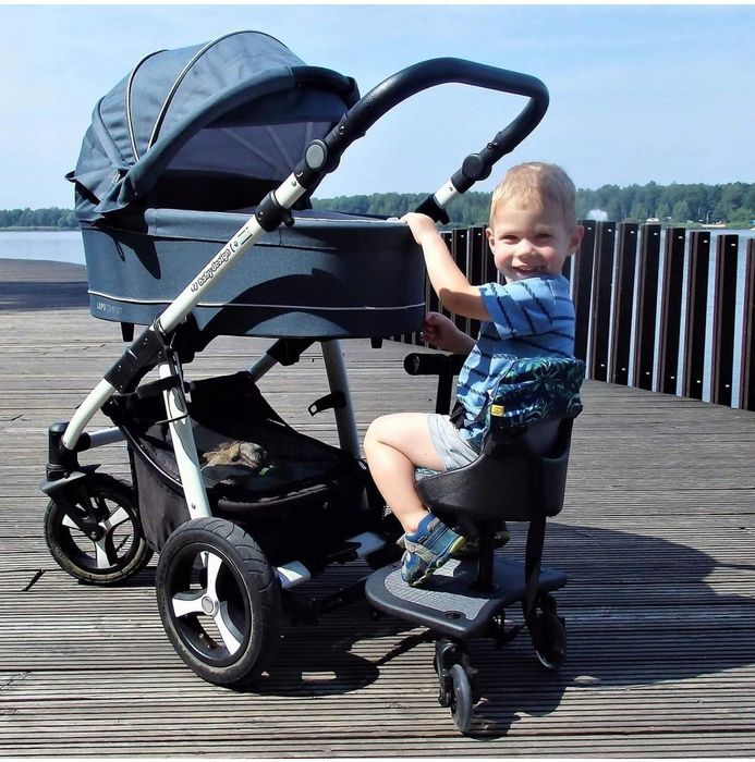 Dostawka do wózka z fotelikiem X RIDER 2w1-kołaLED