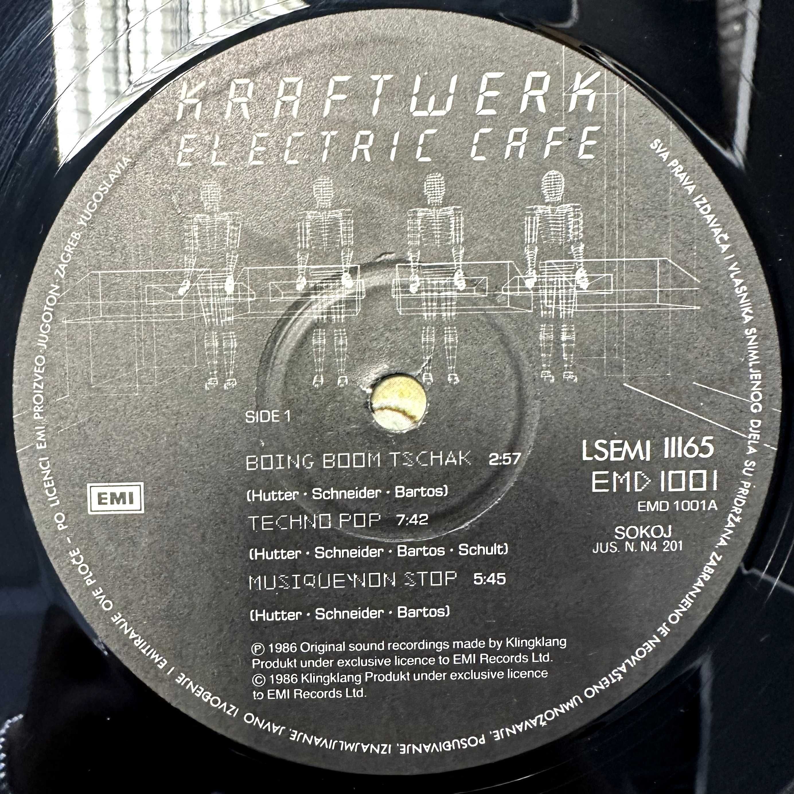 Kraftwerk - Electric Cafe (Vinyl, 1986, Yugoslavia)