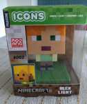 Lâmpada 3D Minecraft Alex