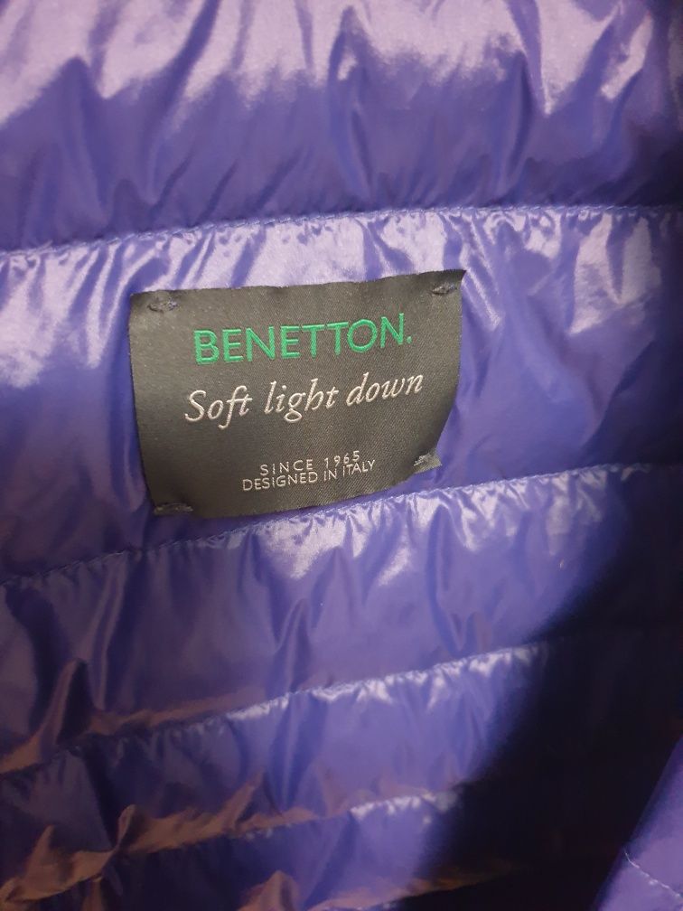 Lekka kurtka pikowana  Benetton rozmiar 164.