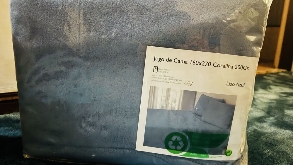 Lencois termicos de coralina - CAMA SOLTEIRO NOVOS