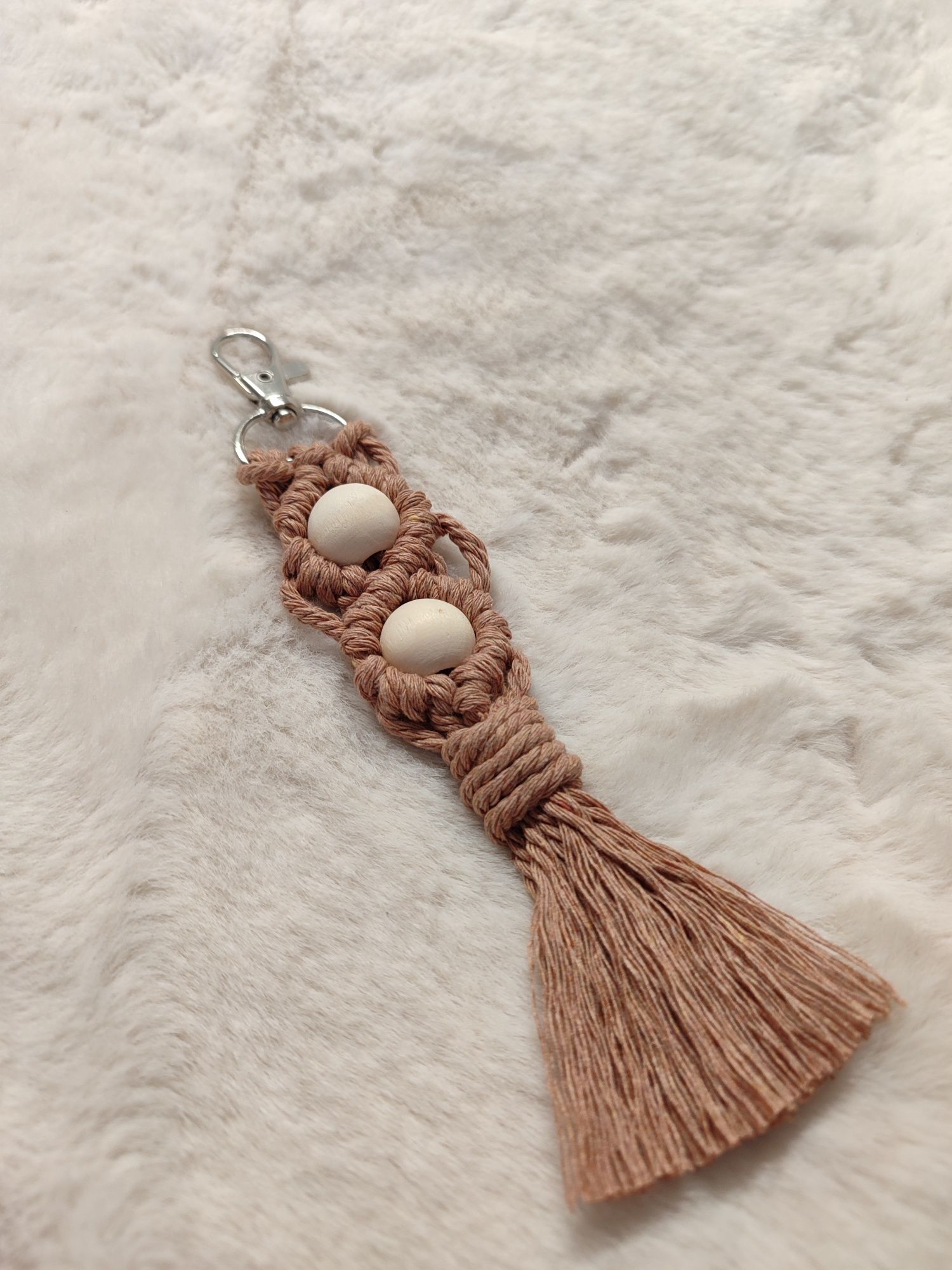 Porta chaves macramé