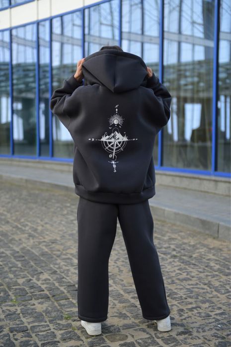 Теплий костюм на дівчинку тринитка на флісі