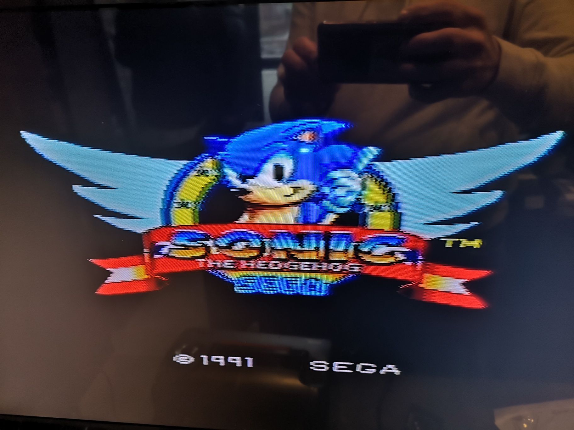 Sonic the Hedgehog SEGA MASTER SYSTEM testowany