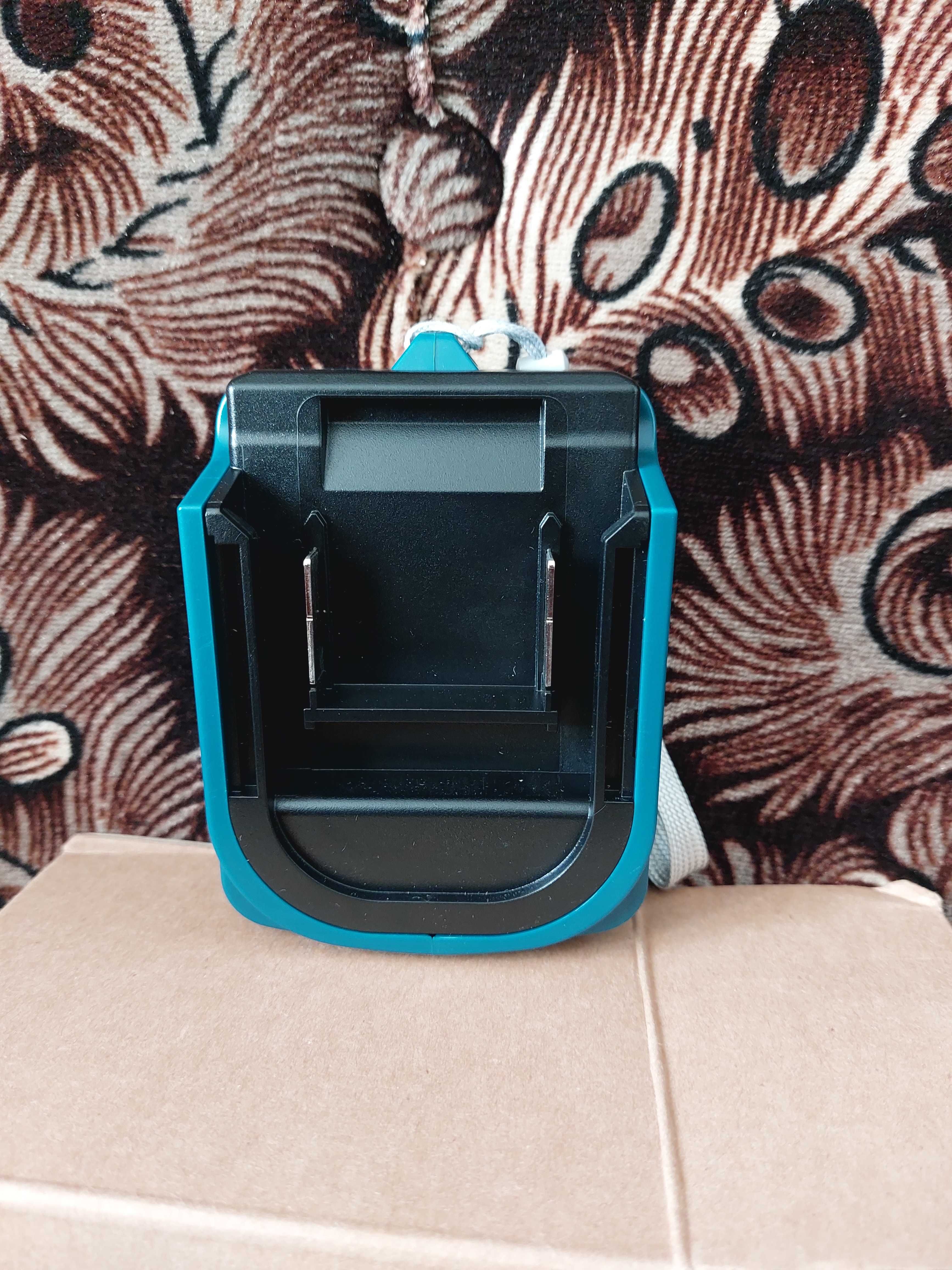 Адаптер makita, макіта. Перехідник usb акумуляторів батерей 18 в