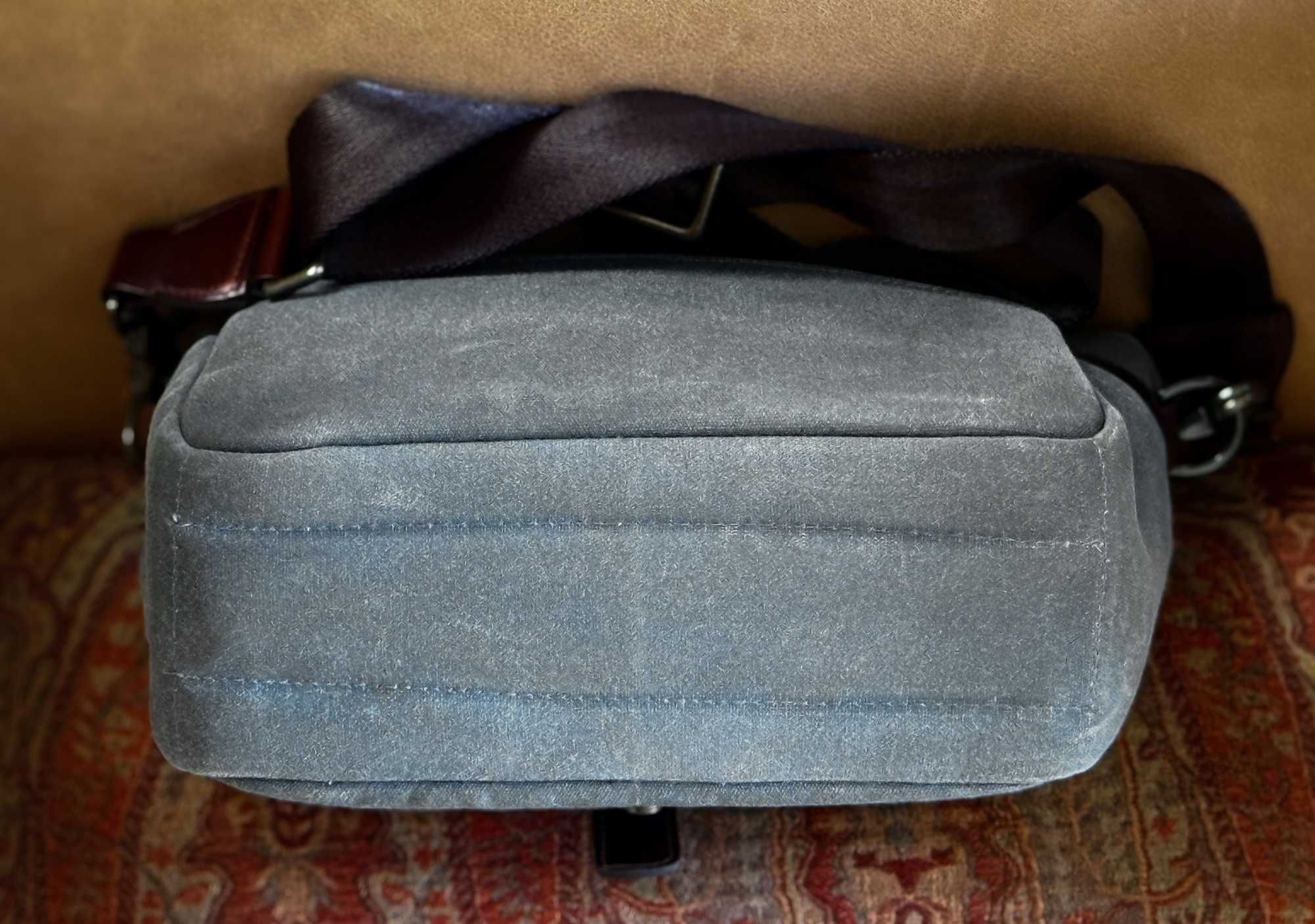 Saco / Mala de fotografia Ona Bowery Smoke Waxed Canvas