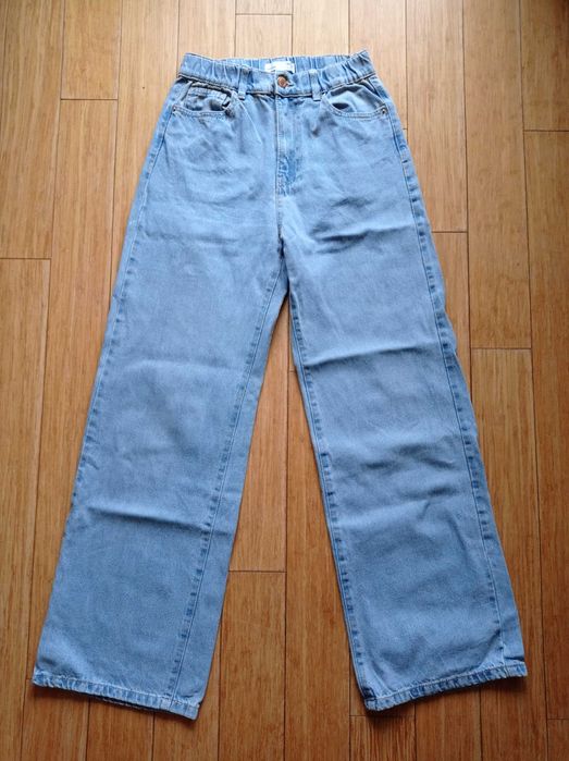 jeansy szerokie wide leg Sinsay 34 jak nowe