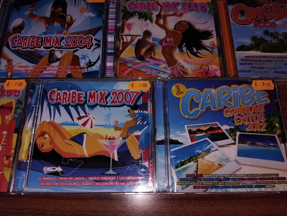 Música em Cd Colectâneas de Caribe  Cd´s Duplos.