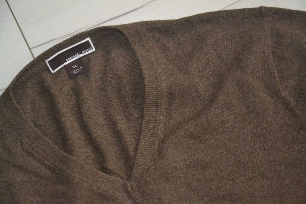 michael kors  kaszmirowy sweter sweterek   xl męski
