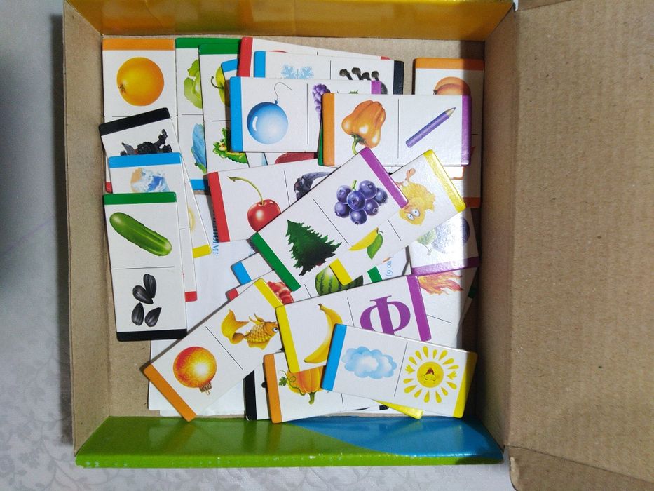 Гра Доміно 3+, Гра з прищіпками 3+