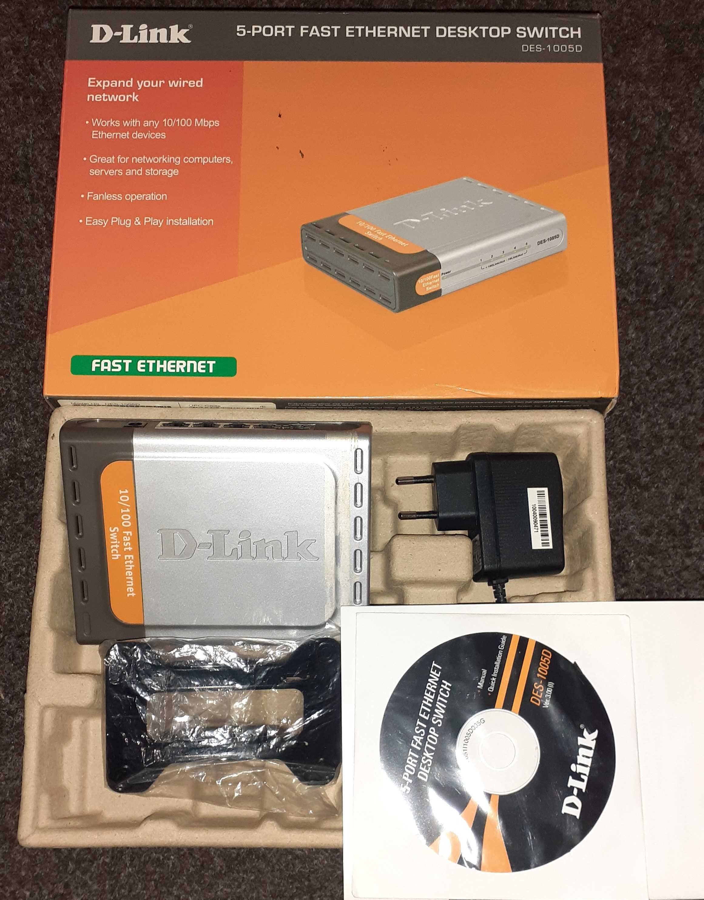 Коммутатор Switch D-Link DES-1005D