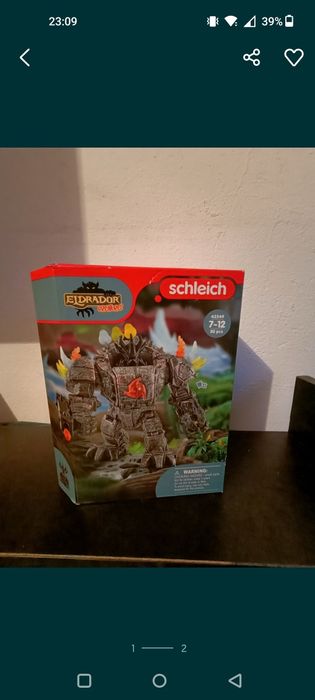 Schleich 42549 Duży robot z Mini Creature. Zestaw zawiera: 1x duży rob