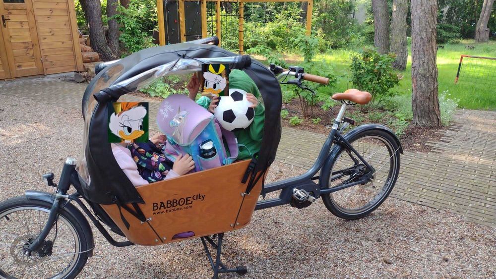 Elektryczny rower cargo Babboe City Mountain