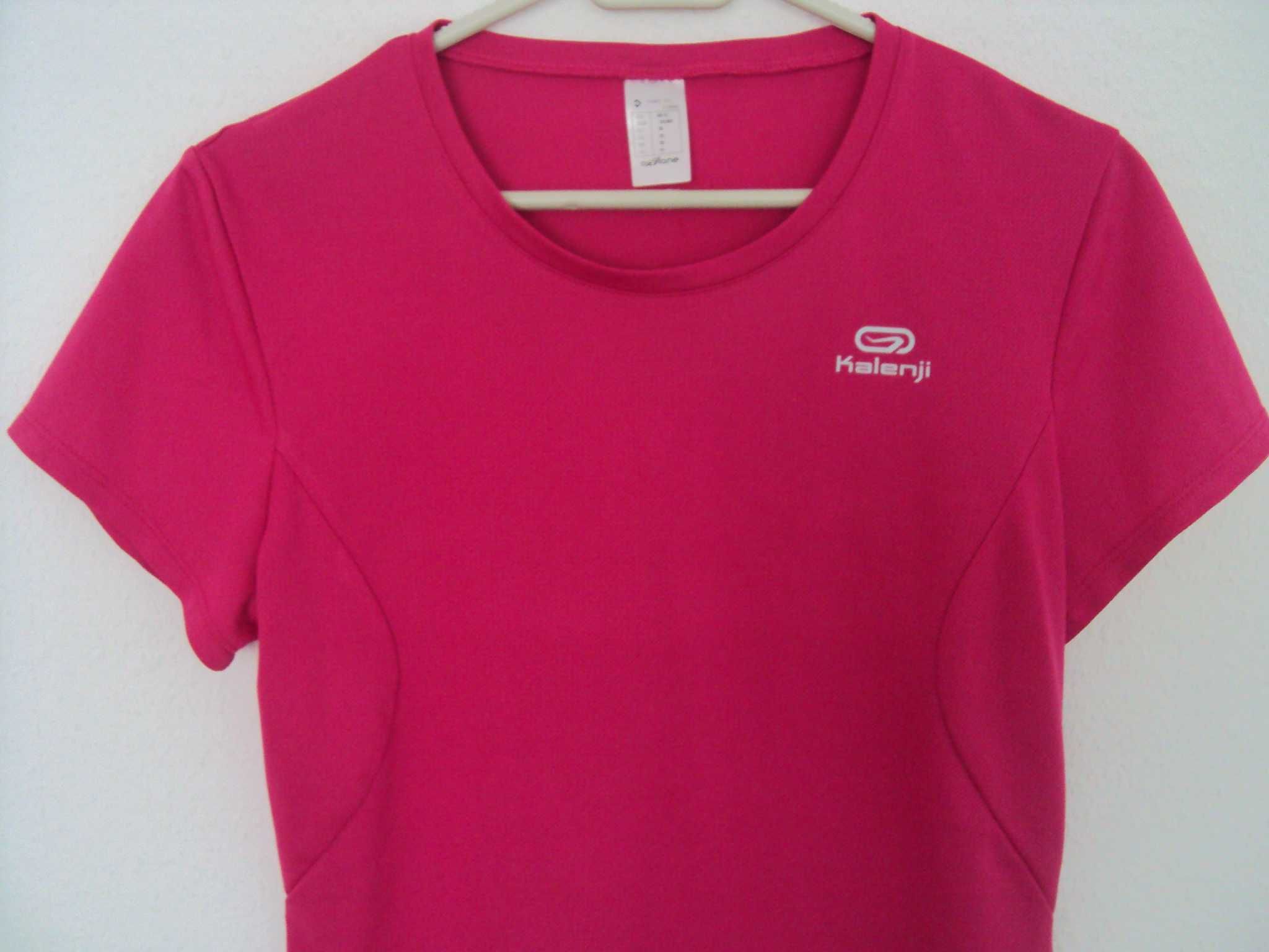 38 M koszulka sportowa t-shirt sportowy damski różowy Kalenji