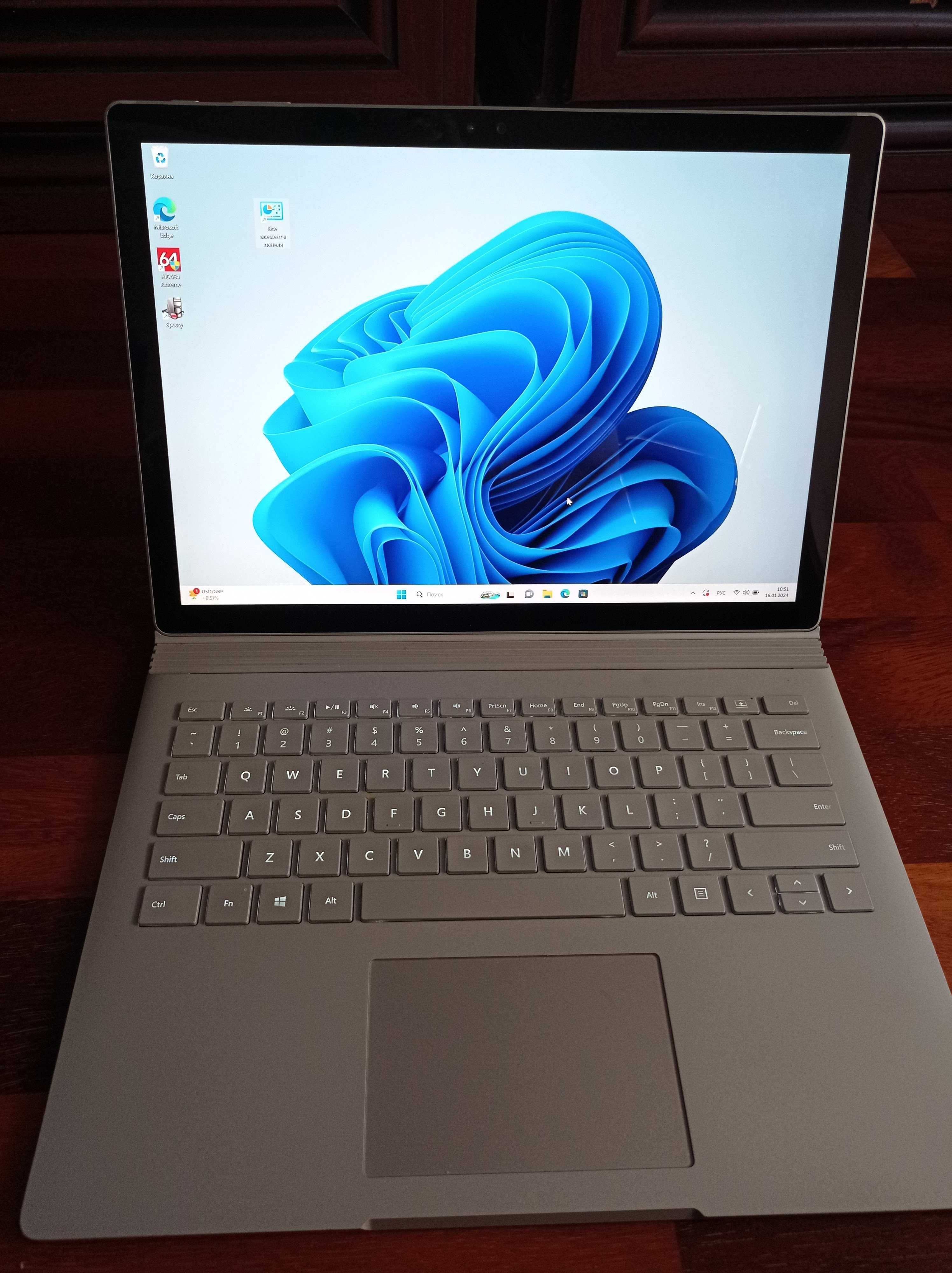 Microsoft Surface book Windows 11 pro/ i5/8gb/ssd 128