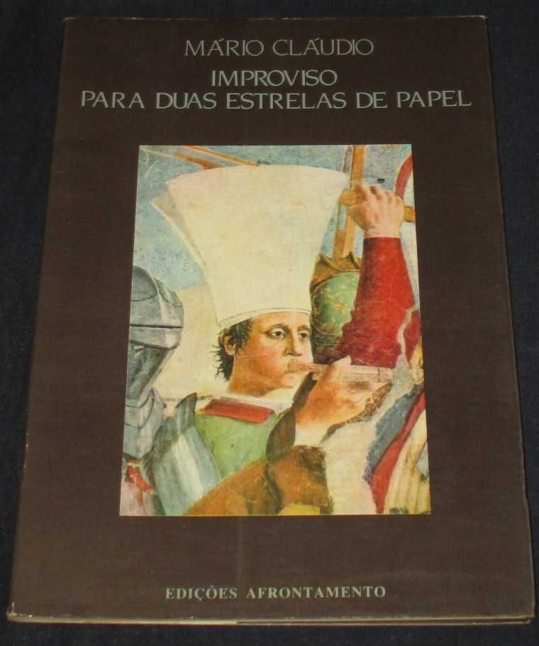 Livro Improviso para duas estrelas de papel Mário Cláudio