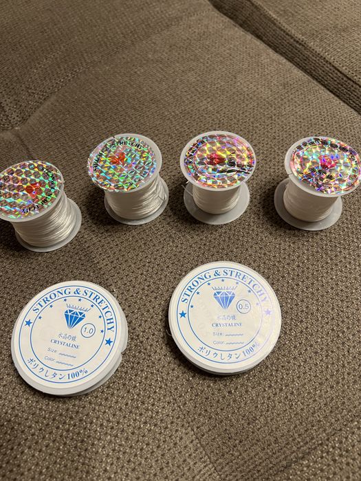 Леска резинка для плетения бижутерии