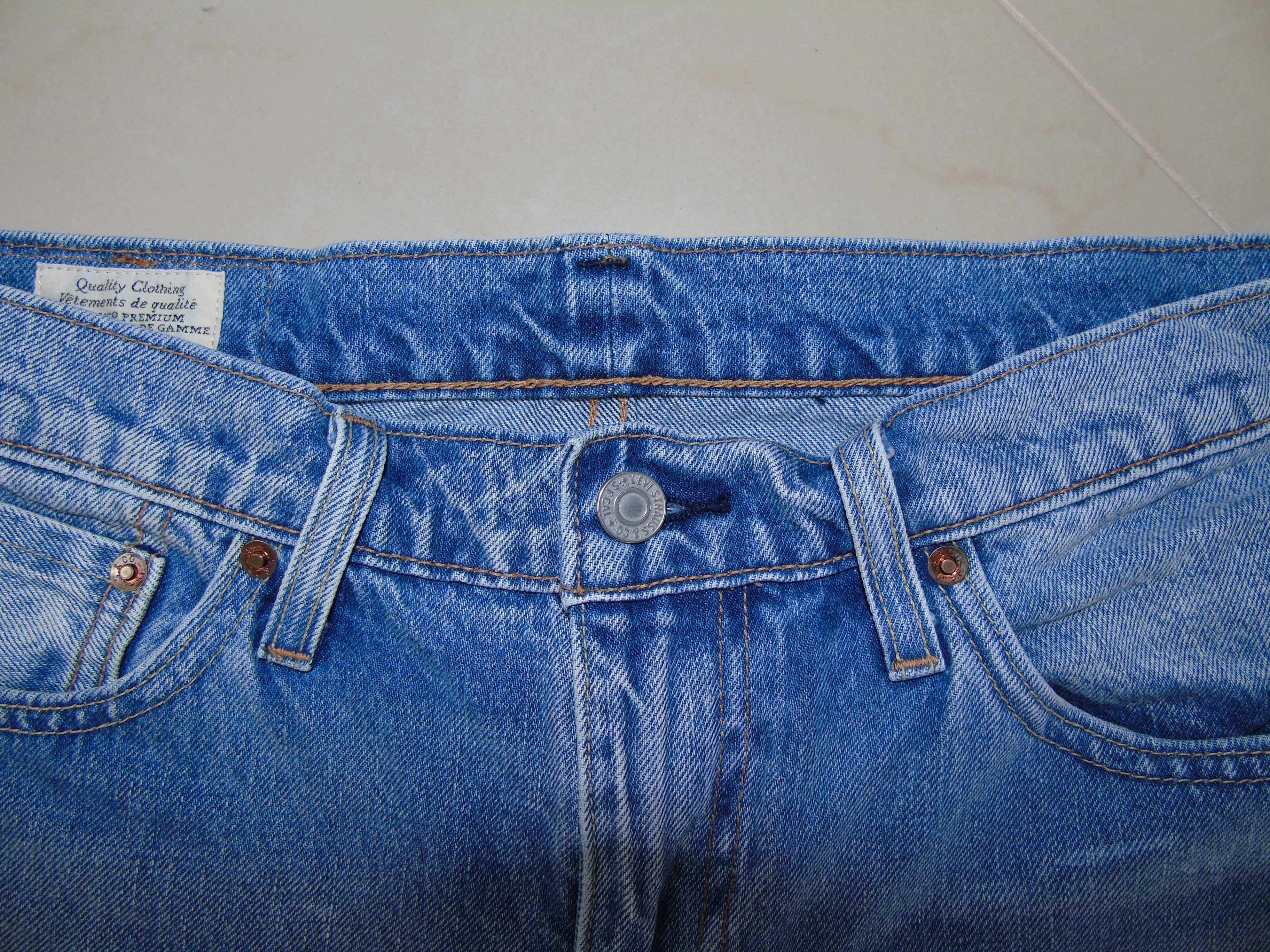 Levis 511 33/32 Spodnie Piękne Slim