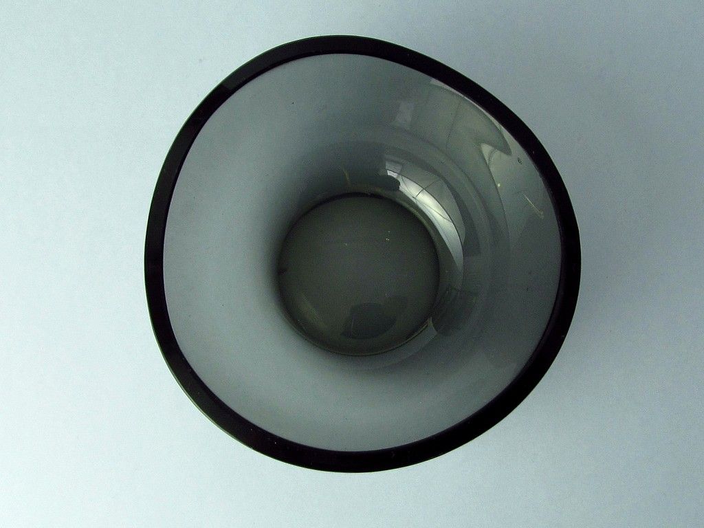 design 1960 kryształowa cukiernica czarka szklana
