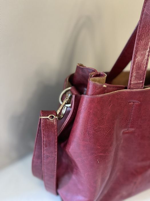 Жіноча сумка колір бордо, марсала