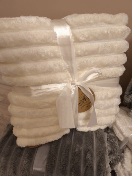 Ciepłe misiowe koce