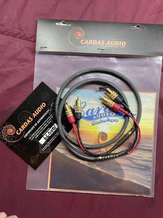 Фонокабель Cardas iridium Phono RCA-RCA (межблочный, межкомпонентный)