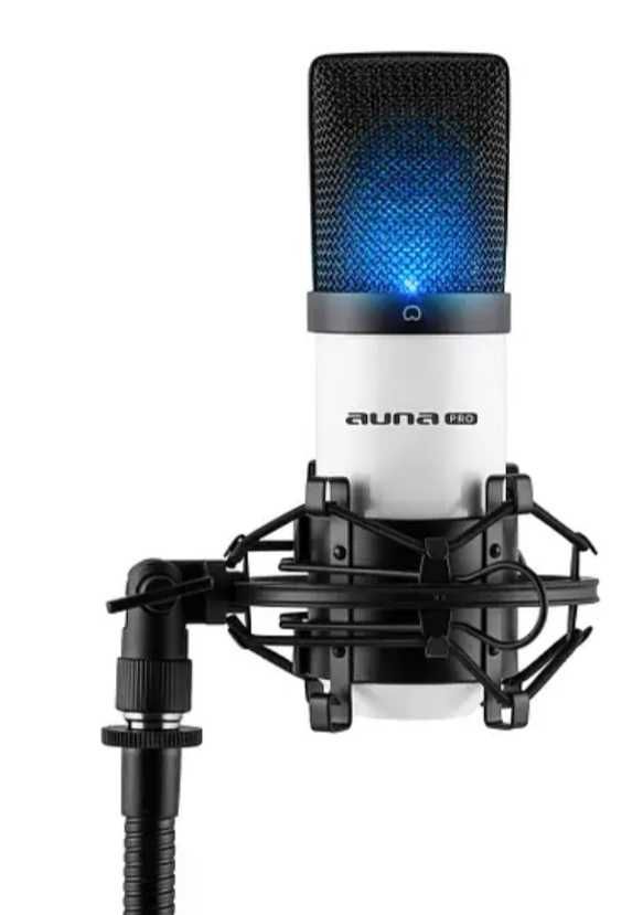 Конденсаторный микрофон AUNA MIC-900WH-LED