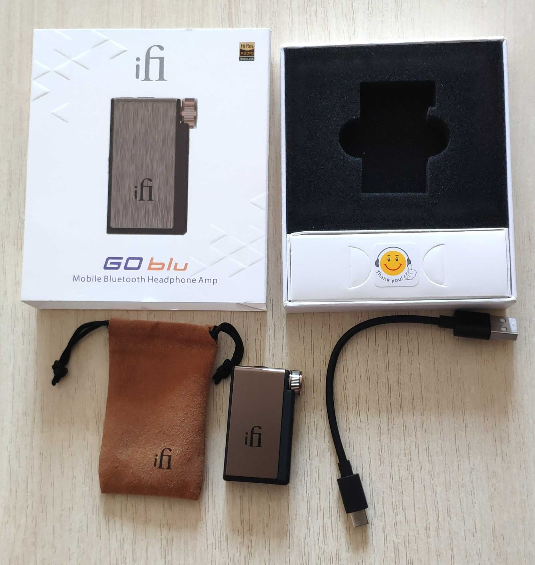 IFi Go Blu - портативный HD Bluetooth ЦАП и усилитель для наушников