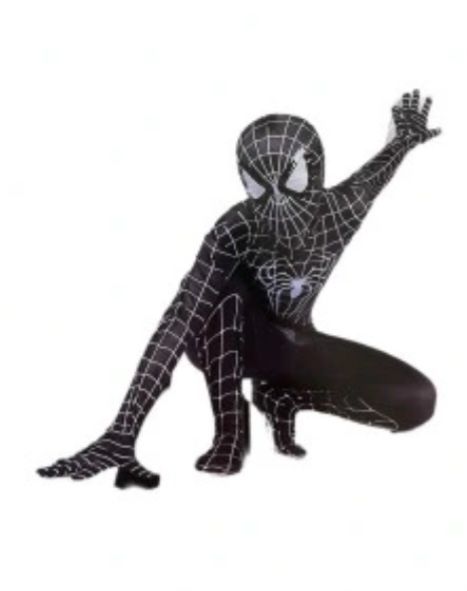 Świetny zestaw na bal karnawałowy dla chłopca czarny spiderman