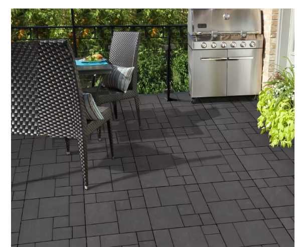 Podest tarasowy płytka tarasowa ciemna 30x30 beton kostka