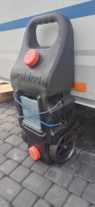 Bańka szara woda przyczepa kempingowa, kamper