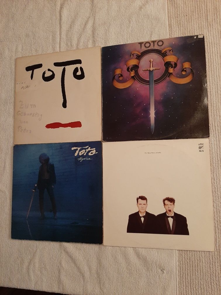 Płyty winylowe ToTo ,Pet Shop Boys, 1-press ceny do 80 zł szt.