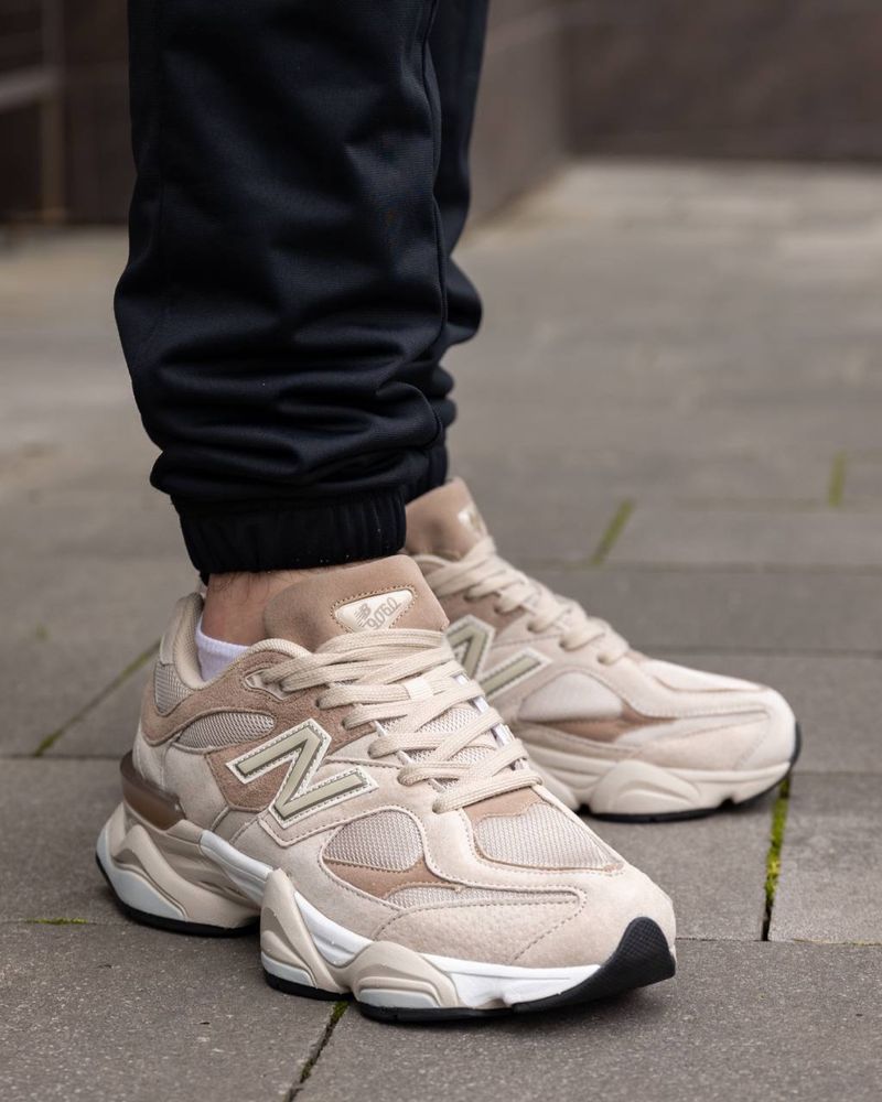 Мужские кроссовки нью беланс New Balance 9060 Beige Full [41-46]