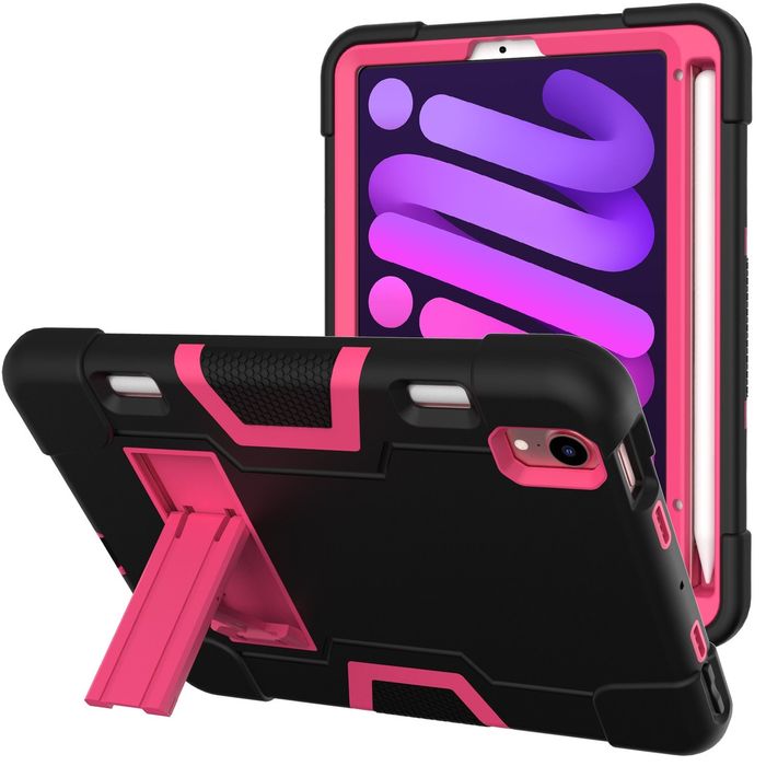 Etui do iPad Mini 6 8.3" z Podstawką i Miejscem na Rysik Czarne