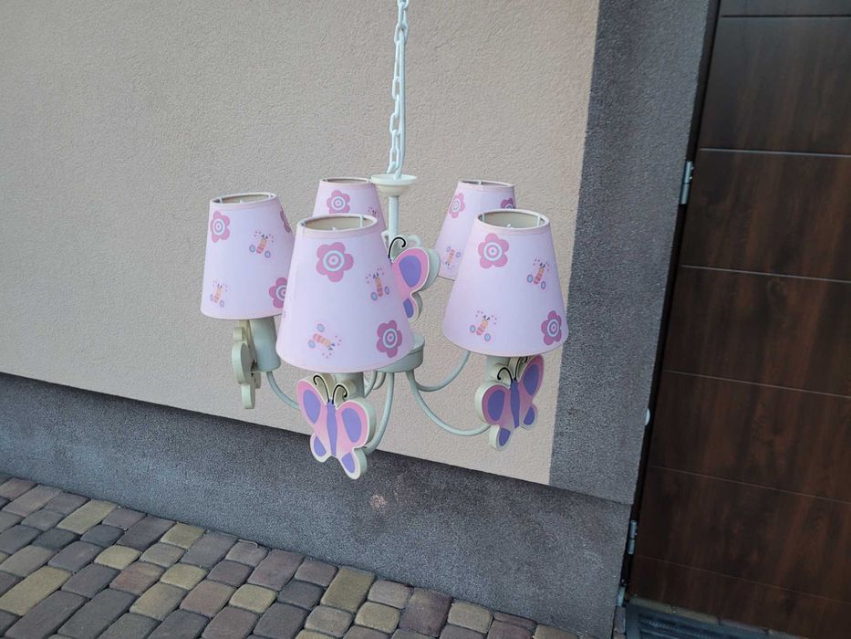 Lampa Sufitowa Motyle Motylki Do Pokoju Dziewczynki