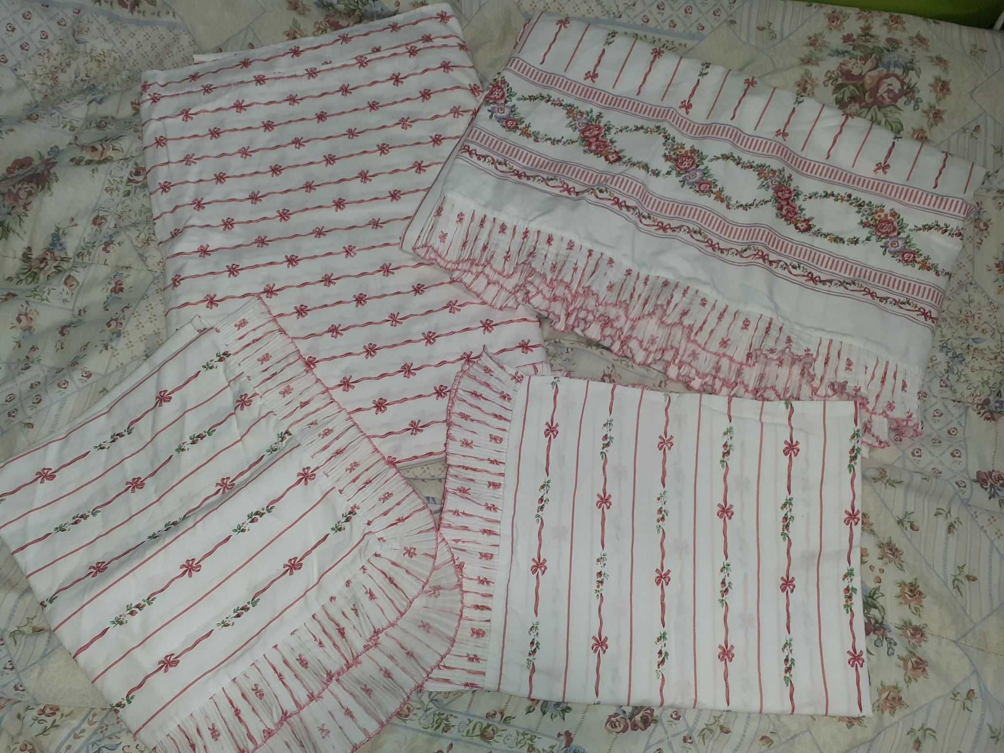 Conjunto lençóis com fronhas - NOVOS embalados