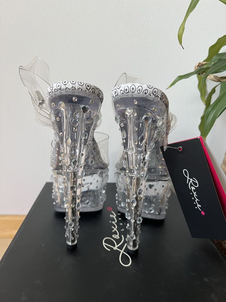 Szpilki Pole Dance szklanki II 35 nowe jak pleaser Roxie Luve