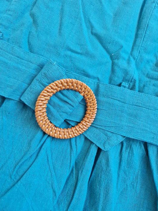 Sukienka z lnem letnia Reserved S 36