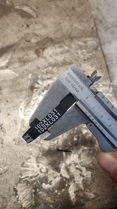 Pasek zębaty 102XL031 8mm strug szlifierka taśmowa