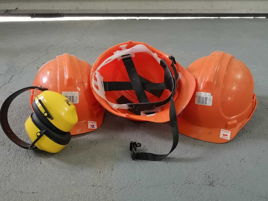 kaski ochronne + słuchawki ochronne OSY