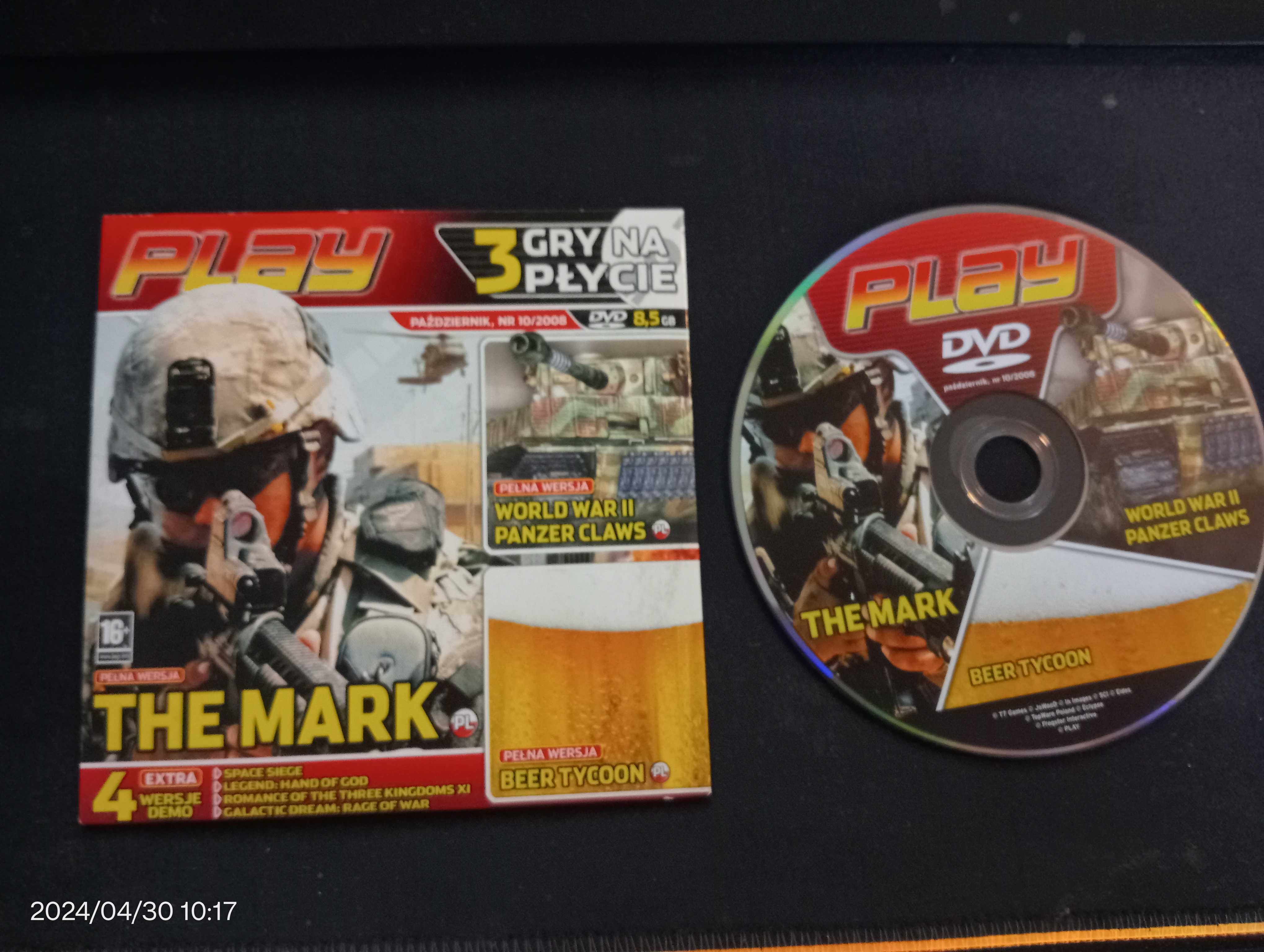 The Mark + Beer Tycoon + World War II Panzer Claws PC PL