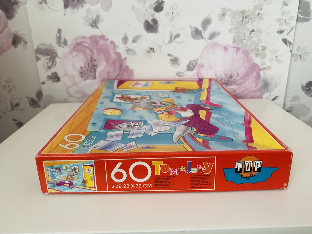 Puzzle Tom i Jerry, 60 elementów, vintage