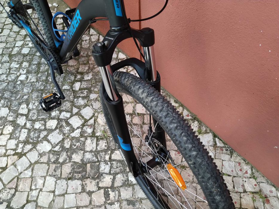 Btwin Rockrider ST120, L, 27,5 (cinza e azul)