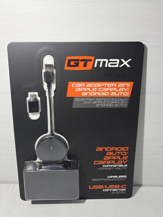 **Nowy bezprzewodowy adapter samochodowy 2W1-Stówka Grudziądz**