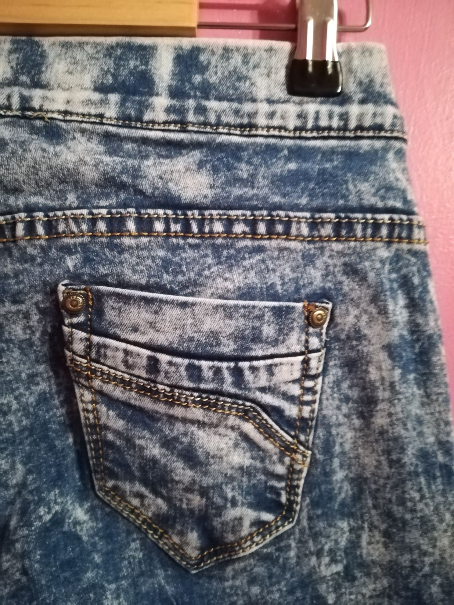 Spodnie damskie XS/26 MIAONI niebieskie jeans