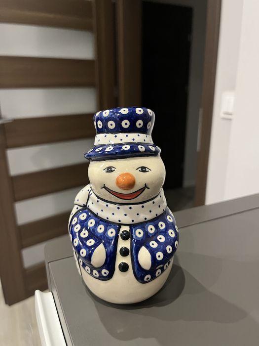 Figurka ,,Bałwan” - Ceramika Bolesławiec