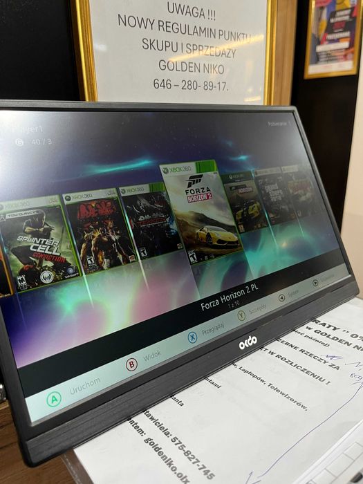 Konsola Xbox 360 120GB + Pad, chip Aurora, 1000+ gier