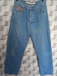 Spodnie damskie jeansy baggy szerokie Diesel xl